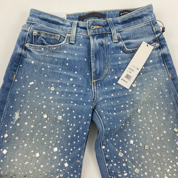 Stephanie Gottlieb x Joe’s Jeans Jeweled Lara Jean NWT Size 24 - Picture 6 of 7